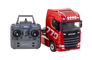 Gem Toys Scania Licensed Remote Control Trailer Head Truck with Lights, Sounds & Steering Adjustment