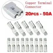 Cable Terminal Parts 50Amp Battery Chargers Connector For Anderson Style Plugs .