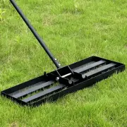KELIXU Lawn Leveling Rake, Heavy Duty Tool, 76cm x 25cm with Adjustable Handle