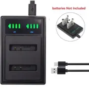 Dual battery Charger for Sony NP-BN1 DSC-W690 W710 W730 W800 W810 W830 WX5 WX7