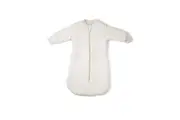 Baby Studio Infant Sleeping Bag w Arms Oatmeal GRN Cotton 3.0 Tog Size M 6-18m