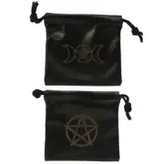 Mini Wedding Bag Tablecloth Oracles Card Game Bag Jewelry Drawstring Tarot Bag