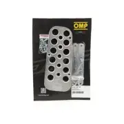 Omp OA0-1867-003, One Natural Aluminum Driver Left Footrest Sandblasted Aluminiu