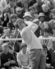 American Golfer Tom Watson Driving Off The Tee 1981 Golf Old Photo
