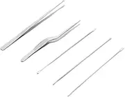 5pcs Ear Ear Wax Remover Tools for Safe Cleaning Comfortable Use Portable Design Different Shapes for Daily Needs