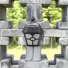 Outdoor Landscape Light Solar Fence Light Hexagonal Wall Light Outdoor Courty