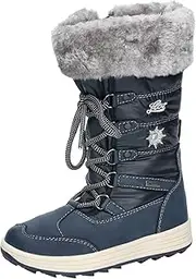[Lico] Nellie Winter Boots, Marine/Grau, 10 UK Child, Marine Grau, 10 UK Child
