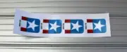 Williams Space Shuttle Pinball Machine Drop Target Decal Set PROTOTYPE