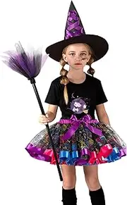 Witch Skirt Short - 3 Costume Dress Up,Costume Dress Up, Witch Skirt for Women Halloween, Halloween Costumes Skirt, for Fancy Dress Parties Amith