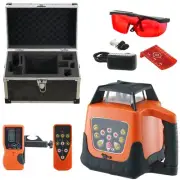 1650ft Laser Level, 360° Self-Leveling Red Cross Line Laser with 5 Rotation Spee