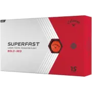 Callaway 2022 Superfast Bold Red 15-Pack Golf Balls
