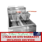 RC400TE - Superfast Natural Gas Tube Twin Vat Fryer