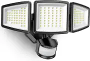 LED Security Lights, Outdoor Motion Sensor Light, Flood Lights with 3 Adjustable