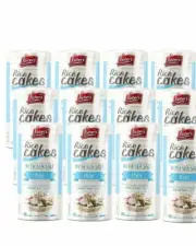 Lieber's Thin Rice Cakes Sea Salt, 3.1 oz. (12 Pack)