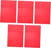 Angoily 5 Sheets Filter Plate Red Lights Photography Gels Transparency Filters Film Disc Lighting Filter for Photos Transparent Film Translucent Paper Diffuser Transparent Paper Camera