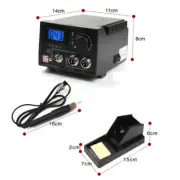60W Digital Display Pyrography Machine Gourd Wood Burning Pen Craft Tool Kit New