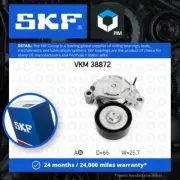 Aux Belt Tensioner fits BMW 214D F45, F46 1.5D 14 to 18 B37C15A Drive V-Ribbed