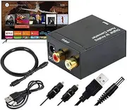 Digital Optical Toslink to RCA Audio Converter