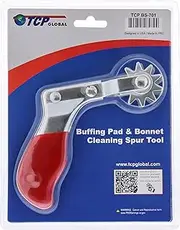 TCP Global Polishing and Buffing Pad Cleaning Spur Tool for Revitalizing Polisher Compound Pads and Bonnets