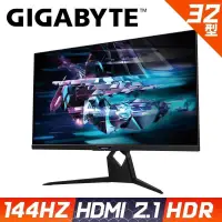 在飛比找PChome24h購物優惠-GIGABYTE AORUS FI32U 32型4K HDR