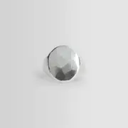 [WERKSTATT MUNCHEN] r Hammered Oval Signet Ring Silver