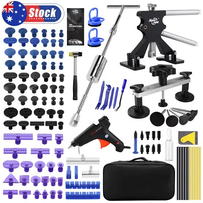 158x PDR Car Body Repair Dent Puller Lifter Kit Hail Removal Paintless Glue Tool