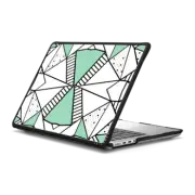 MacBook Pro 14-inch (M1 - M4) Impact Case Abstraction Spots and Stripes Mint Macbook