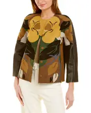 Etro Crewneck Leather Jacket