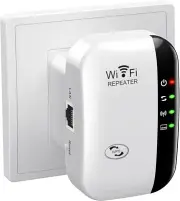 WiFi Extender Signal Booster Up to 5000sq.ft and 45 Devices, WiFi Range Extender