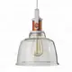 18PARK-格雷吊燈-10色-烤白玻璃燈罩(灰燈體)-含燈泡組合(4W*1) (10折)