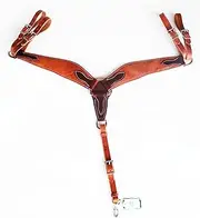 Horse Saddle Tack Hermann Oak Leather Roper Breast Collar 975H5010