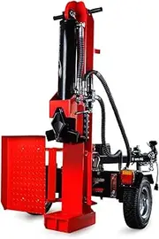 BAUMR-AG 65 Tonne Petrol Hydraulic Wood Horizontal and Vertical Towed Log Splitter with Detachable 4-Way Wedge - HPS800