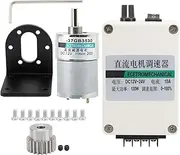 DC Reduction Motor, Adjustable Speed CW/CCW DC12V Model for Micro Machinery Copper (200rpm/min)