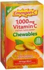 Emergen-C 1000 mg Vitamin C Chewables Orange Blast 40 EA