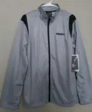 NWT And1 Warm Up Athletic Track Jacket Windbreaker Gray Men Medium 44" Gift