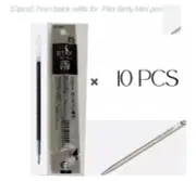 PILOT BTRF-6F-B Black ink 10pcs refills for "Birdy"mini pen 0.7mm Made in Japan