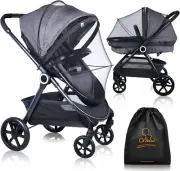Orzbow Universal Mosquito Net for Stroller, Baby Bug Net with Two-Way Zippers...