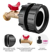 2.44" IBC Tote Adapter, Fine Thread Adapter for 275-330 Gallon IBC Tote Tank