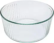 Pyrex Classic Glass Souffle Dishes 2-Pieces Set, 21 cm Size, Clear