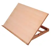 Large 5-Position Wood Drafting Table Easel Drawing and Sketching Board, 23 2/...