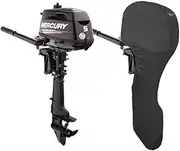 Oceansouth Outboard Motor Full Cover for Mercury (Mercury 4 Stroke 1 CYL 123CC 4HP 5HP 6HP Full Cover (S) 15in/381mm Leg (2012>), Oceansouth Outboard Motor Full Cover for Mercury)