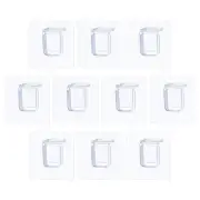 12 Pcs Adhesive Shelf Bracket,6x6 Punch Free Reinforced Shelf Support Pegs
