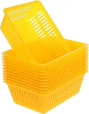 12pcs Plastic Coin Collection Storage Baskets Small Multipurpose Bins for Organizing Coins Office Supplies More Sturdy Design for Gaming Machines Busy Environments