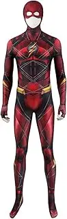 [Generic] COSUNION Mens Barry Allen 2099 Costume Jumpsuit Barry Allen Costume Bodysuit Halloween Flash Costume