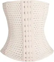 [FRCOLOR] Postpartum Belly Waist Belt Breathable Tummy Control Corset for Women Skin Color Lightweight Washable and Elastic Design Beige