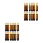 24 Pcs Refillable Perfume Bottles Essential Oil Sample Bottles Container