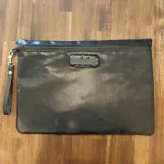 Fireproof Document Bag With Lock Waterproof Safe Cash Travel Large A4 Black