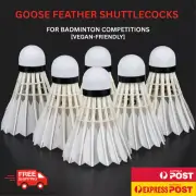 Goose Feather Badminton Shuttle 3/6/12 PACK Premium Fast Shuttlecocks Birdies AU