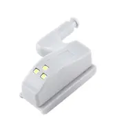 10PCS 0.25W Universal Inner Hinge LED Sensor lamp Cupboard 3 LEDs Night light Auto ON/OFF Bulb(Warm White)