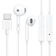 USB Type-C Earphone USB-C Headset With Mic Control Button For Oppo Find X8 PRO